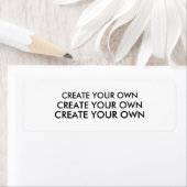 Schaffen Sie Ihr eigenes Rücksendeadresse-Aufklebe (Insitu)