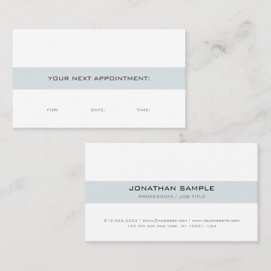 Schaffen Sie Ihr eigenes Terminkarte (Vorne/Hinten)