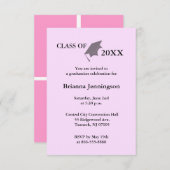 Schaffen Sie Ihre eigene Abschluss-Einladung 7 Einladung (Vorne/Hinten)