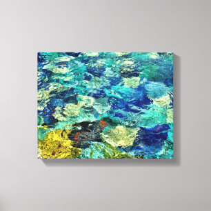 Schaffen Sie Ihre eigene abstrakte Kunst 14 x 11 Leinwanddruck