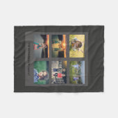 Schaffen Sie Ihre eigene dunkelgraue Fleecedecke (Vorderseite (Horizontal))