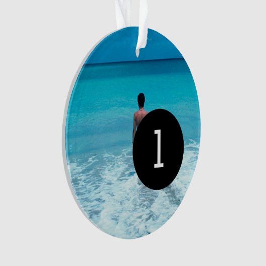 Schaffen Sie Ihre eigene einfache einfache 2 Ornament (Vorderseite)