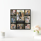 Schaffen Sie Ihre eigene Familien-oder der Quadratische Wanduhr (Zuhause)