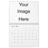 Schaffen Sie Ihre eigene Foto-Kalender-Schablone Kalender (Mär 2026)