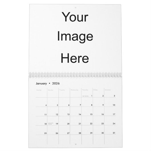 Schaffen Sie Ihre eigene Foto-Kalender-Schablone Kalender (Jan 2026)