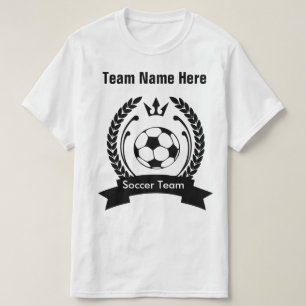 Schaffen Sie Ihre eigene Fußball-Team-T - T-Shirt