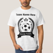 Schaffen Sie Ihre eigene Fußball-Team-T - T-Shirt (Vorderseite)