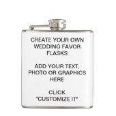 SCHAFFEN SIE IHRE EIGENE GASTGESCHENK HOCHZEIT FLACHMANN (Vorderseite)