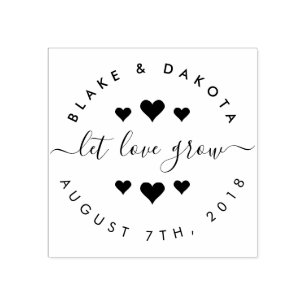 Schaffen Sie Ihre eigene Herzen gelassene Liebe Gummistempel