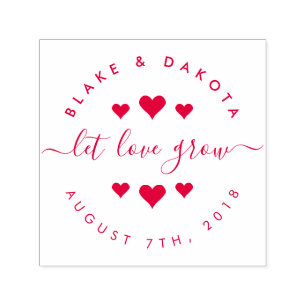 Schaffen Sie Ihre eigene Herzen gelassene Liebe Permastempel