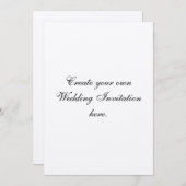 Schaffen Sie Ihre eigene kundenspezifische Einladung (Vorne/Hinten)