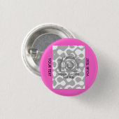 Schaffen Sie Ihre eigene runde Knopf-Vertikale Button (Vorne & Hinten)