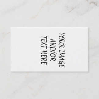 Schaffen Sie Ihre eigene Visitenkarte-Vertikale Visitenkarte