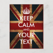 Schaffen Sie Ihre Selbst behält Ruhe u. Postkarte (Vorderseite)