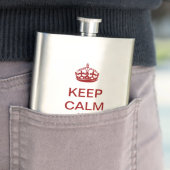 Schaffen Sie Ihre Selbst "BEHALTEN RUHE" Flasche! Flachmann (Beispiel)