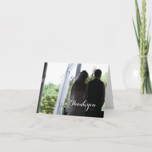 Schaffen Sie Ihre Selbst danken Ihnen Foto Dankeskarte (Vorderseite)