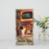 schaffen Sie Ihre Selbst danken Ihnen Fotokarte Dankeskarte (Stehend Vorderseite)