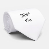 Schaffen Sie Ihre Selbst - die Krawatte (weiß) (Gerollt)