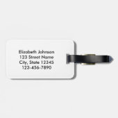 Schaffen Sie Ihre Selbst Gepäckanhänger (Rückseite horizontal)