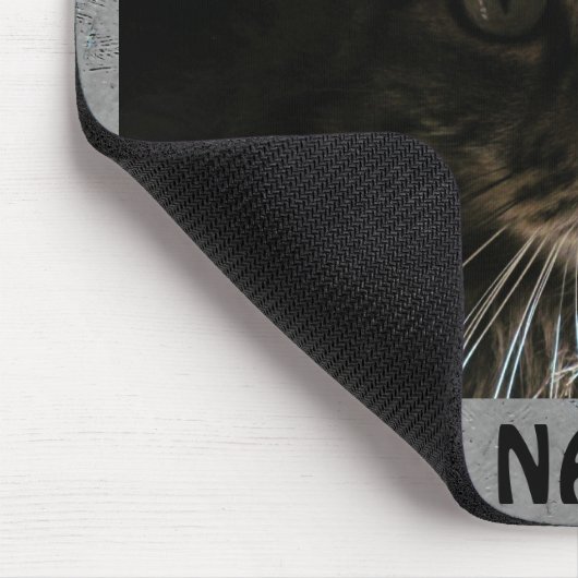 Schaffen Sie Ihre Selbst "Hobo" Text/grauer Mousepad (Ecke)