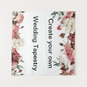 Schaffen Sie Ihre Selbst - Hochzeits-Tapisserie Wandteppich (Vorderseite (Horizontal))