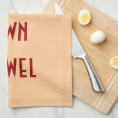 Schaffen Sie Ihre Selbst Küchentuch (Viertel Falte)