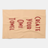 Schaffen Sie Ihre Selbst Küchentuch (Horizontal)