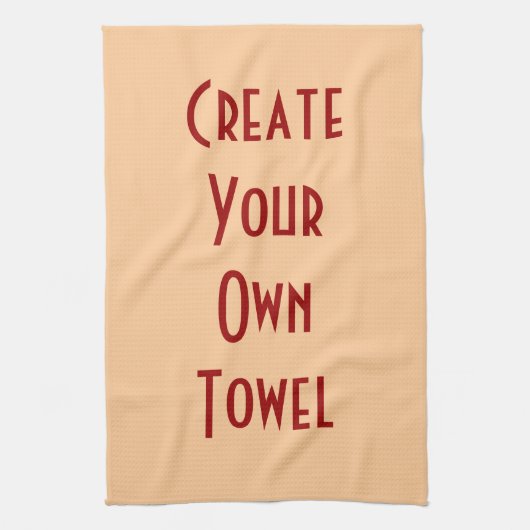 Schaffen Sie Ihre Selbst Küchentuch (Vertikal)