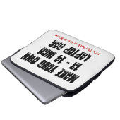 Schaffen Sie Ihre Selbst Laptopschutzhülle (Vorne Knopf)