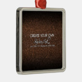 Schaffen Sie Ihre Selbst Silbernes Ornament (Rechts)