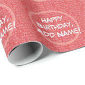 Schaffen Sie Ihre Selbst und machen Sie es Ihr Geschenkpapier (Rolleneckpunkt)