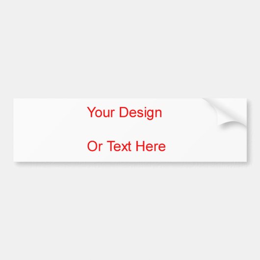 Schaffen Sie Ihren eigenen Autoaufkleber (Vorne)