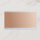 Schaffen Sie Ihren eigenen beruflichen eleganten Visitenkarte (Rückseite)