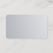 Schaffen Sie Ihren eigenen eleganten modernen Visitenkarte (Rückseite)