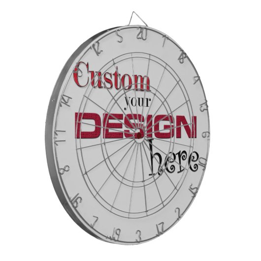 schaffen Sie Ihren eigenen Entwurf addieren Bild Dartscheibe (Vorderseite Links)