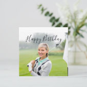 Schaffen Sie Ihren eigenen Glückwunsch zum Geburts (Stehend Vorderseite)