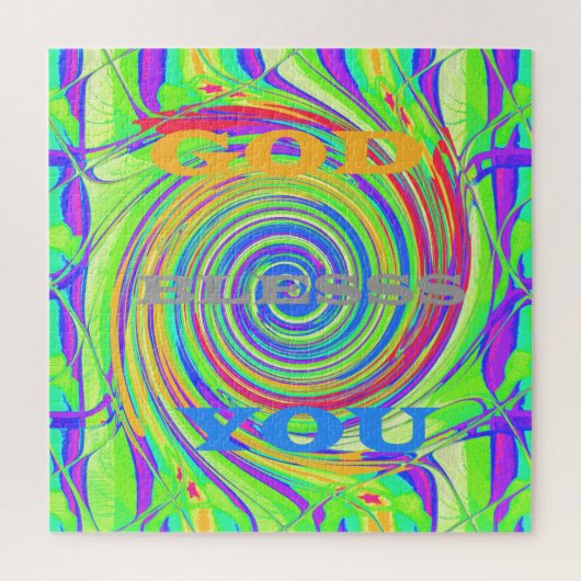 Schaffen Sie Ihren eigenen Gott segne Sie inspirie Puzzle (Vertikal)