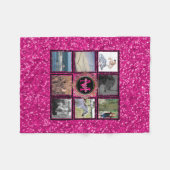 Schaffen Sie Ihren eigenen | Instagram Fleecedecke (Vorderseite (Horizontal))