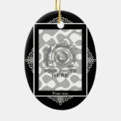 Schaffen Sie Ihren eigenen ovalen Keramikornament (Hinten)