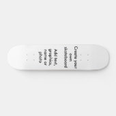 Schaffen Sie Ihren eigenen skateboardAdd Text, Skateboard (Horizontal)