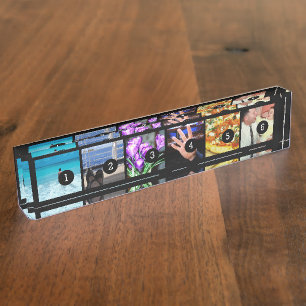 Schaffen Sie leicht Ihre eigenen Bilder der Namensplakette