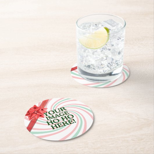 Schaffen Sie leicht Ihre Selbst in einem Schritt Runder Pappuntersetzer (Vor Ort)