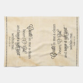 Schaffen Sie mir ein sauberes Herz Sack Tuch (Horizontal)