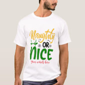 Schaffen Sie sich ein schönes Weihnachtsfest T-Shirt (Vorderseite)