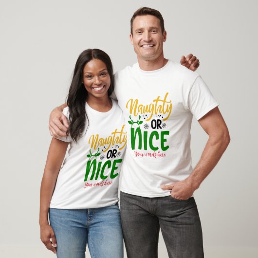 Schaffen Sie sich ein schönes Weihnachtsfest T-Shirt (Unisex)