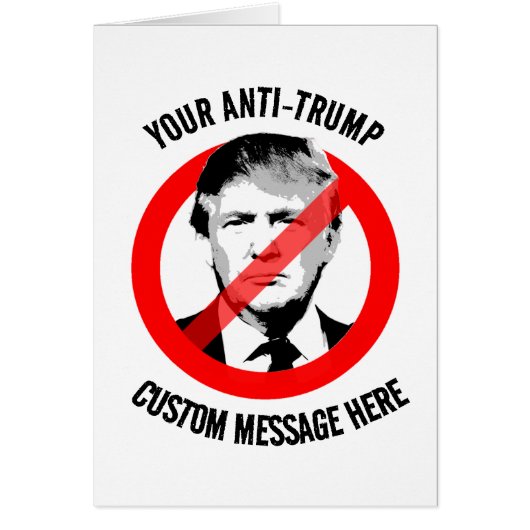 Schaffen Sie sich einen eigenen Anti-Trump (Vorne)