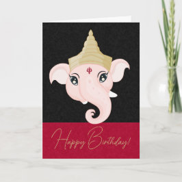 Schaffen Sie sich Ihr eigenes farbenfrohes Ganesh Feiertagskarte