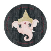 Schaffen Sie sich Ihr eigenes farbenfrohes Ganesh Schneidebrett (Vorderseite)