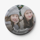 Schaffen Sie sich Ihr eigenes fröhliches Weihnacht Pappteller (Vorderseite)