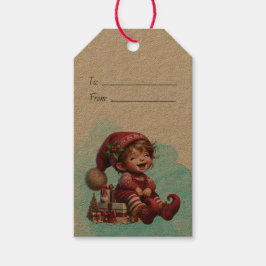 Schaffen Sie sich Ihr eigenes Lächeln Vintage Weih Geschenkanhänger